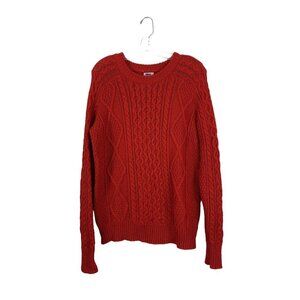 Merona Women's Cherry Red Chunky Pullover Sweater